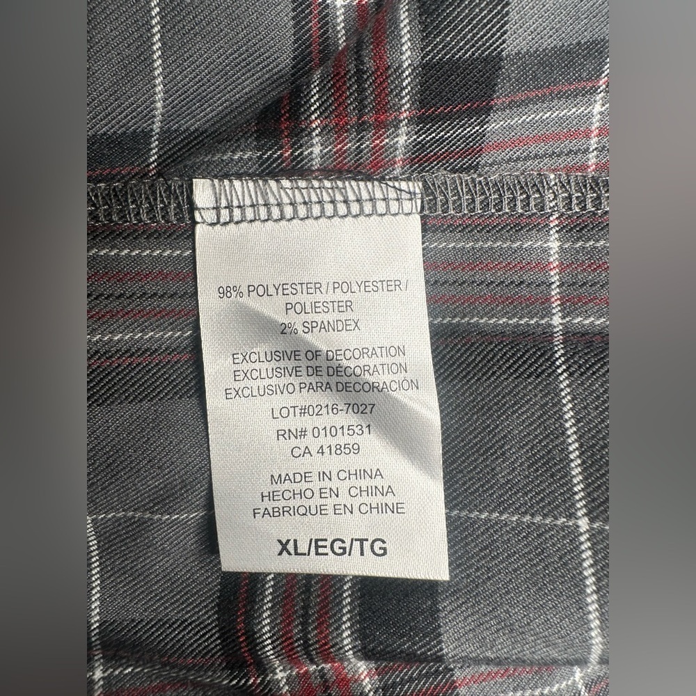 Beetlejuice Astrid Gray Plaid Skirt Uniform Size XL Skort Pleated Women - Picture 9 of 11